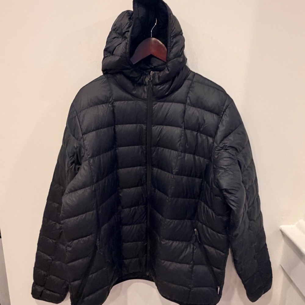 REI Co-op 650 Down Hoodie 2.0 Black Puffer Jacket Mens XL 154166
